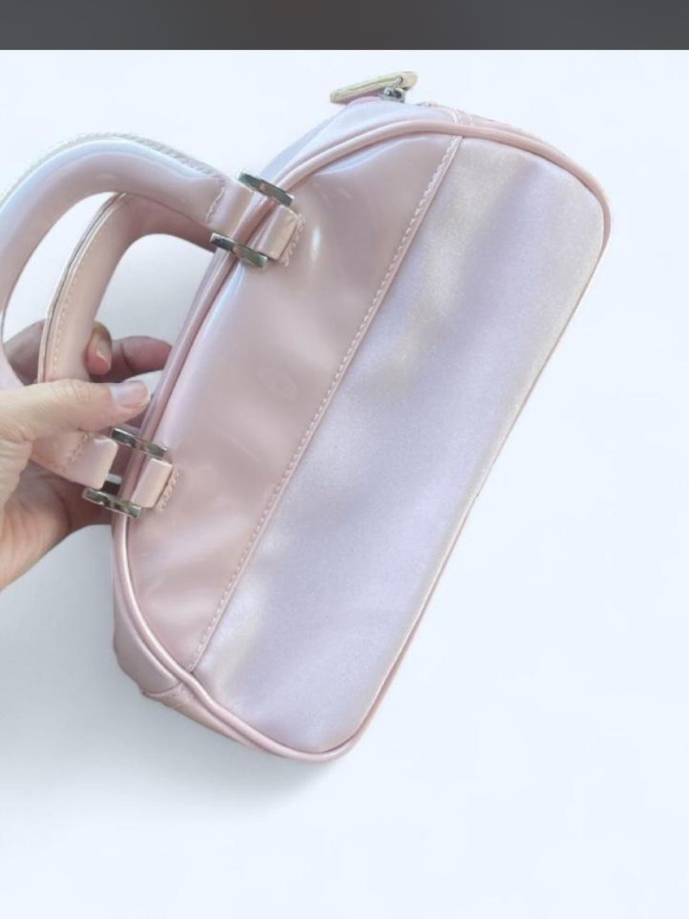 Pink Patent Mini Bag - Picture 2 of 6